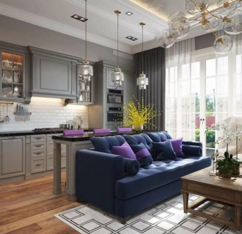 Преимущества и недостатки кухни-студии, объединенной с гостиной 10 Преимущества и недостатки кухни-студии, объединенной с гостиной 10