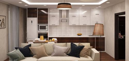 Какие цветовые решения лучше всего подходят для общей комнаты студии с кухней. Кухня, совмещенная с гостиной: основные правила объединения гостиной и кухни в квартире, фото и идеи дизайна интерьера