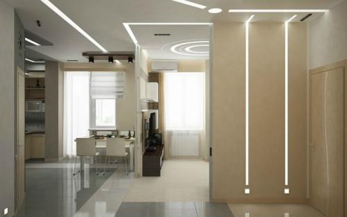 Как оформить уютную комнату студию с функциональной кухней 10