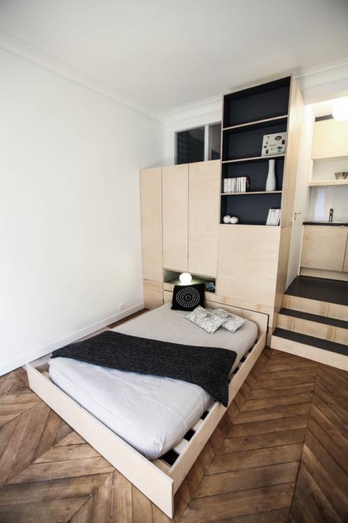 Какими мебельными решениями можно оптимизировать пространство комнаты студии с кухней. Функционал, мебель и свет