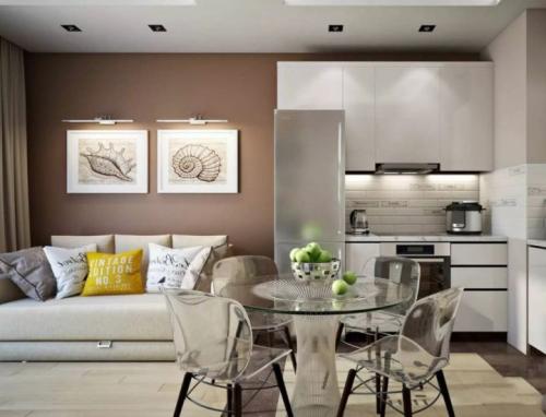 Преимущества и недостатки кухни-студии, объединенной с гостиной 11 Преимущества и недостатки кухни-студии, объединенной с гостиной 11