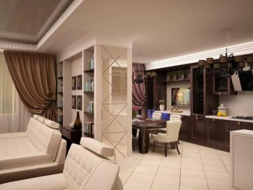 Отделение кухни от жилой зоны: лучшие практические советы 19