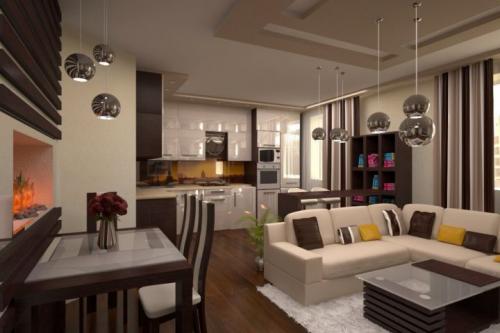 Как сделать кухню-гостиную на 20 кв м максимально функциональной и стильной 02