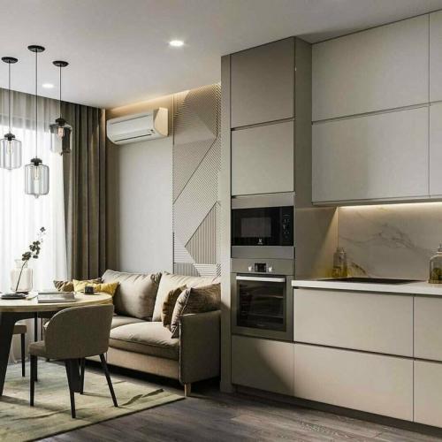 Как создать уютную кухню-гостиную на 16 кв м с диваном: 28 идей и советов 05