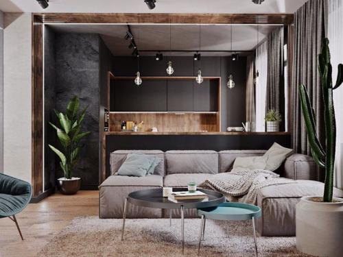 Идеальный дизайн комнаты студии с кухней: современные тенденции и решения 18 Идеальный дизайн комнаты студии с кухней: современные тенденции и решения 18