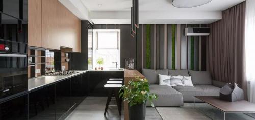 Как добавить индивидуальность и уют в интерьер кухни-студии в гостиной. 30 фото-идей для современного дизайна кухни-гостиной