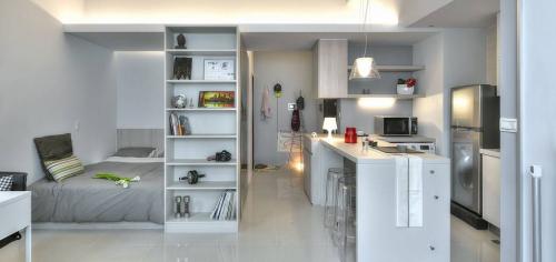 Комната студия с кухней. Дизайн квартиры-студии: красивые фото 2024 года