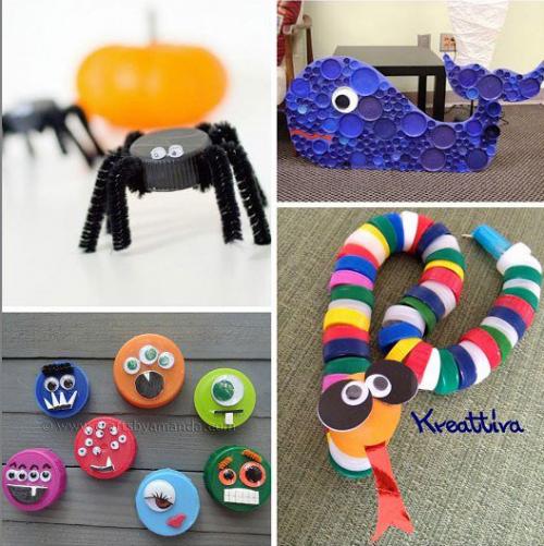 Поделки из пластиковых крышек от сметаны. Что понадобится в ходе работы