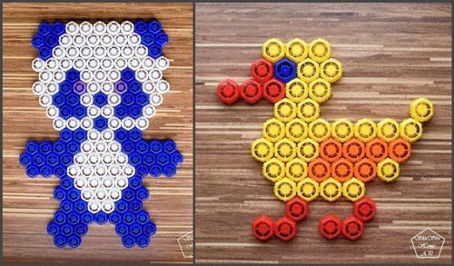 Поделки из пластиковых крышек от сметаны. Что понадобится в ходе работы