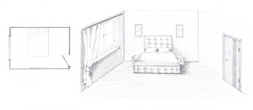 Какую мебель лучше всего подойдет для обеих зон. №2. Как расположить кровать в спальне?