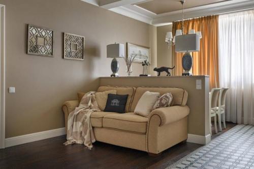 Какие современные методы зонирования можно использовать в однокомнатной квартире. Способы зонирования однокомнатной квартиры