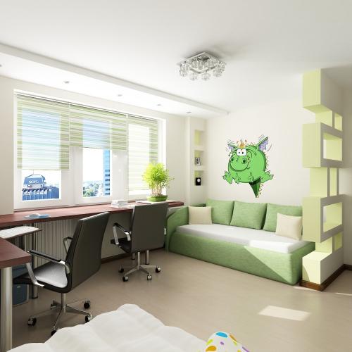 Как зонировать однокомнатную квартиру для семьи с детьми. Однокомнатная квартира для семьи с двумя детьми