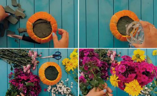 Поделки из тыквы и кабачка. Осенние поделки из тыквы в школу своими руками