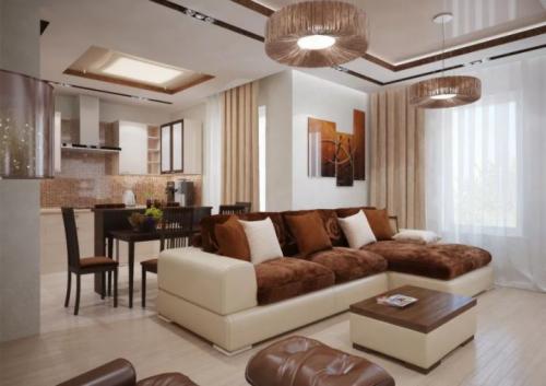 Топ-5 мебельных решений для просторной кухни-гостиной 07