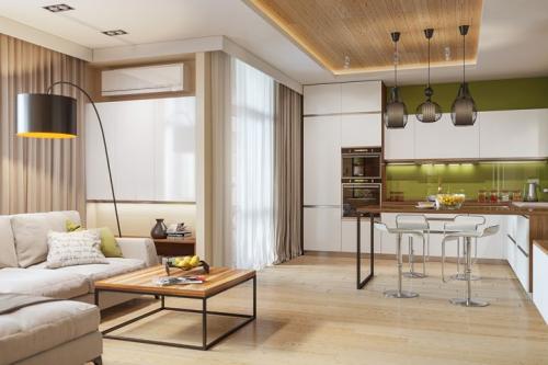 Идеальная планировка: как совместить кухню и гостиную в одном пространстве 34