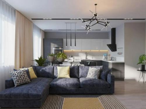 Идеальная планировка: как совместить кухню и гостиную в одном пространстве 35