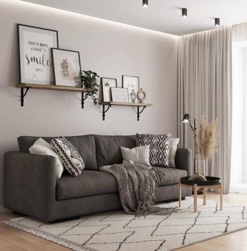 Интерьер кухни - гостиной. 01