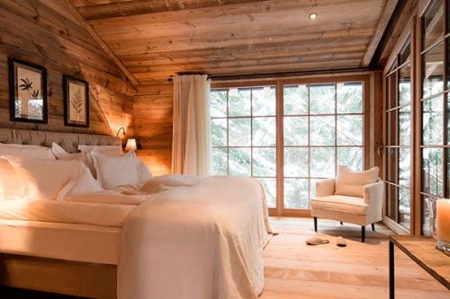 Приятные интерьеры горного итальянского отеля. 01