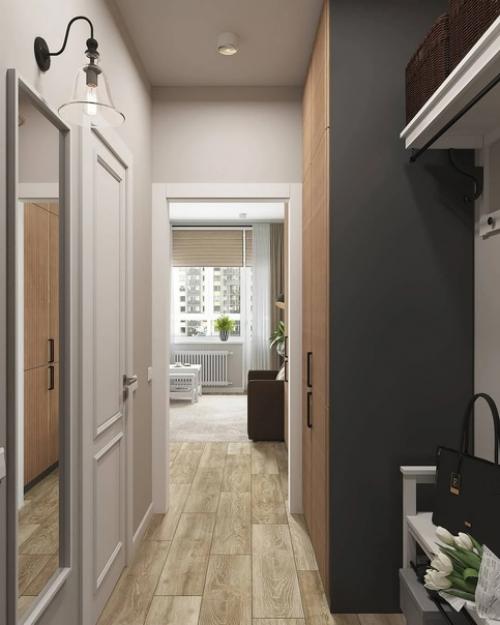 Интерьер студии 25 кв. 02