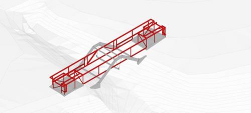 Мостовой дом / городской дизайн Llama. 08