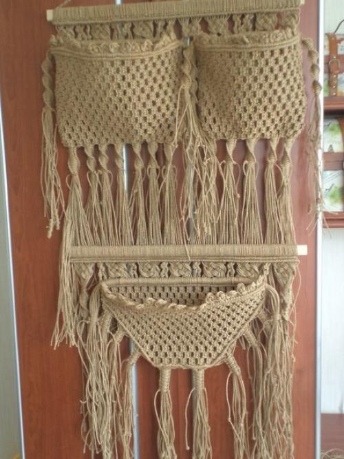 В этно и бохо - стилях пригодятся в интерьеры льняные панно натуральные. 06