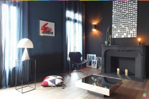 Богемный интерьер квартиры в Париже. 05