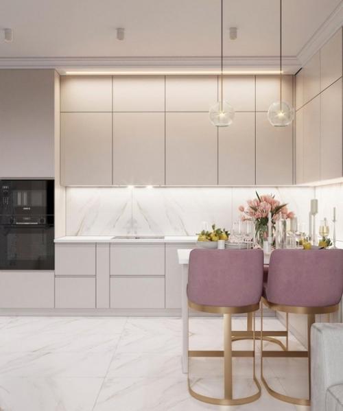 Интерьер квартиры в приятной цветовой гамме. 02