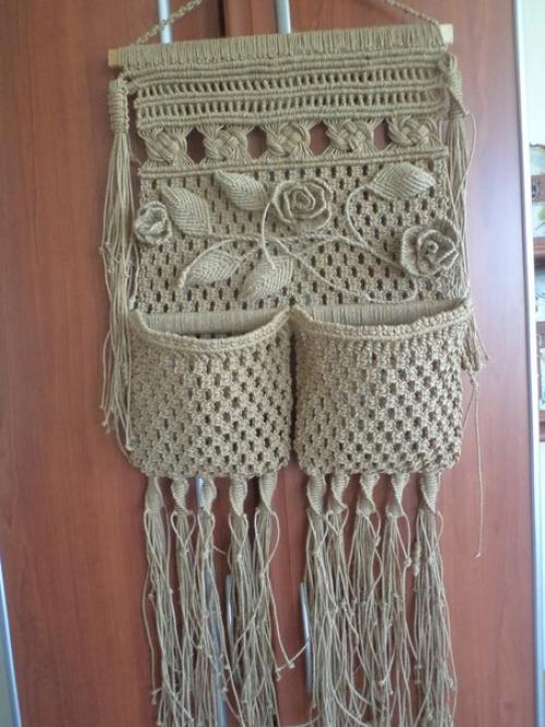 В этно и бохо - стилях пригодятся в интерьеры льняные панно натуральные. 01