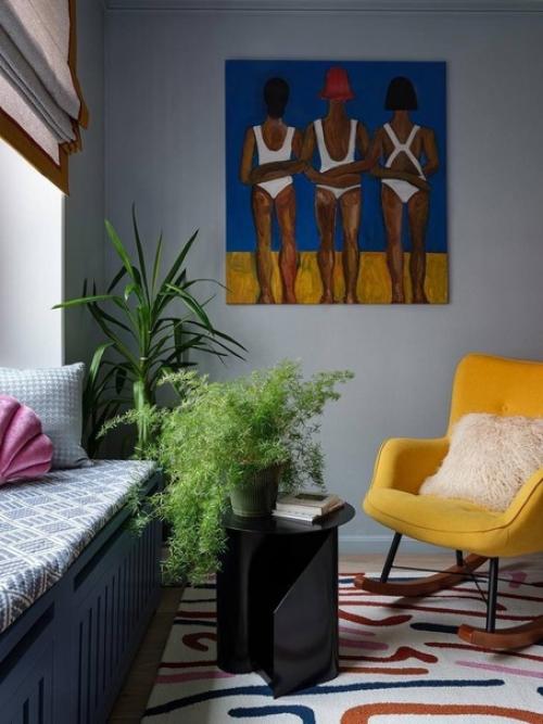 Разноцветная квартира в Москве. 03