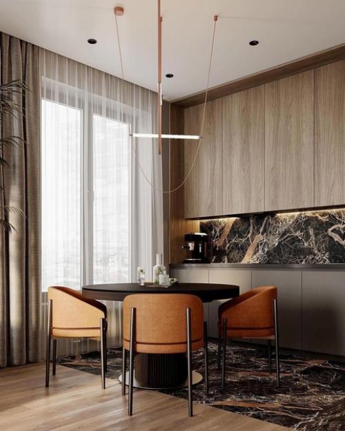 Потрясающая квартира. С большим количеством деревянных деталей. 03