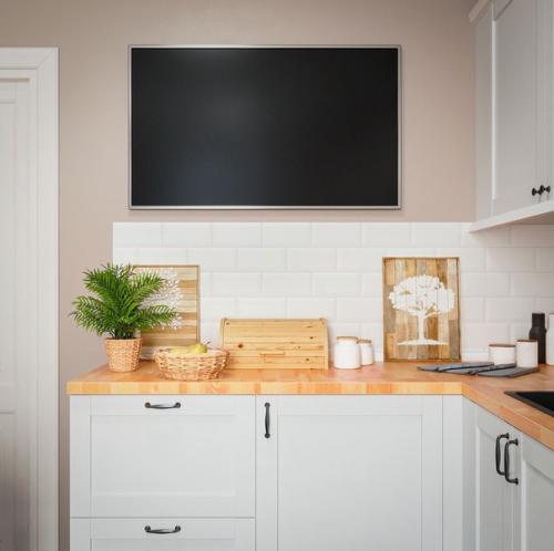 Кухня - гостиная в скандинавском стиле. 02