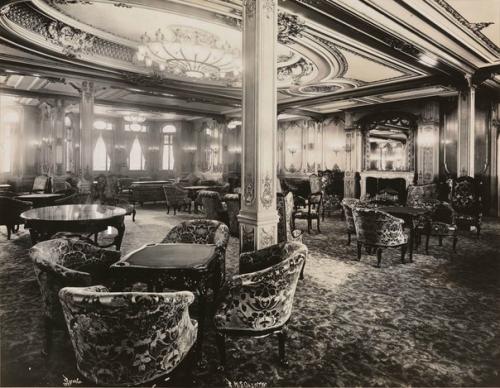 Роскошь гостиной первого класса Титаника. Роскошь гостиной первого класса Титаника.
