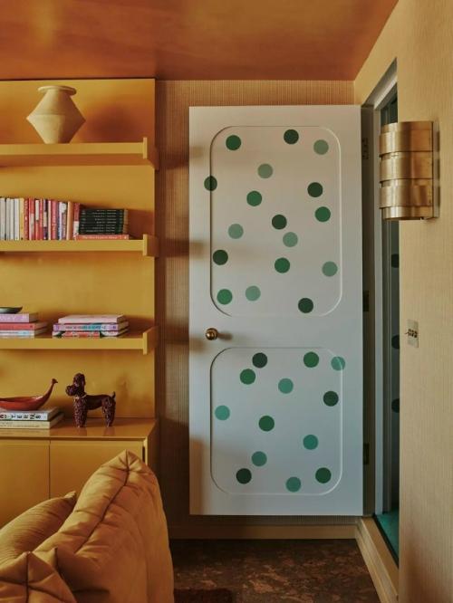 Горошек в интерьере: маленький рисунок с большим характером. 06