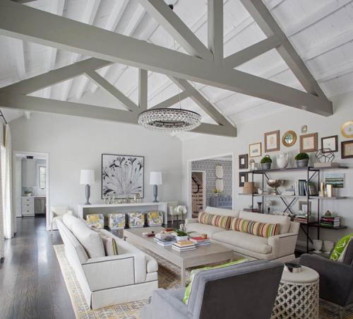 Разнообразие принтов в декоре этого загородного дома в США поражает //01. 01