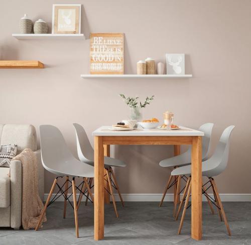 Кухня - гостиная в скандинавском стиле. 04