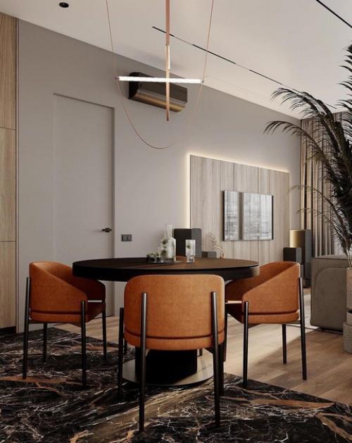 Потрясающая квартира. С большим количеством деревянных деталей. 01