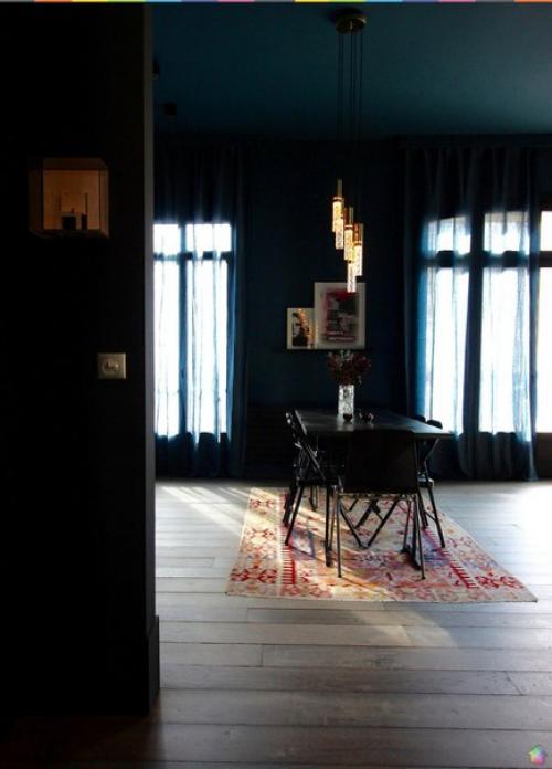 Богемный интерьер квартиры в Париже. 03