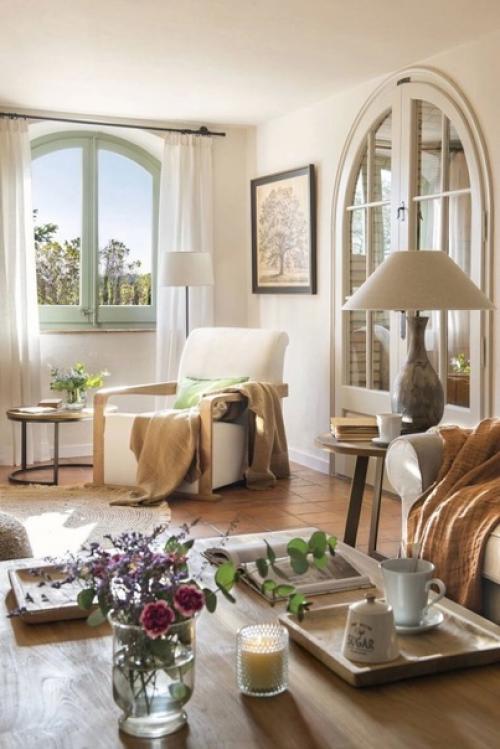 Интерьер в стиле Прованс для деревенского дома в Испании. 02