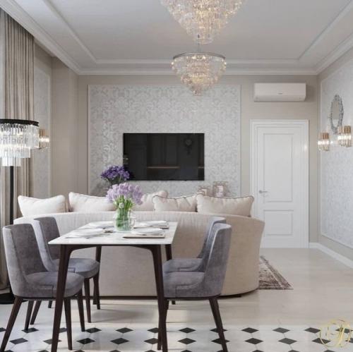 Мы хотим поделится с вами проектом кухни - гостинной. 06