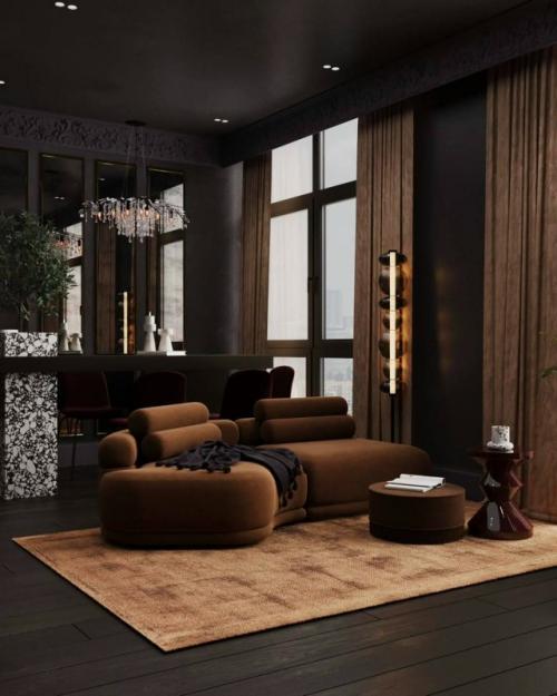 Обволакивающий интерьер с богемным настроением для современной девушки.