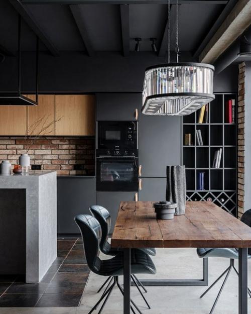 Двухуровневая квартира в стиле лофт. 04