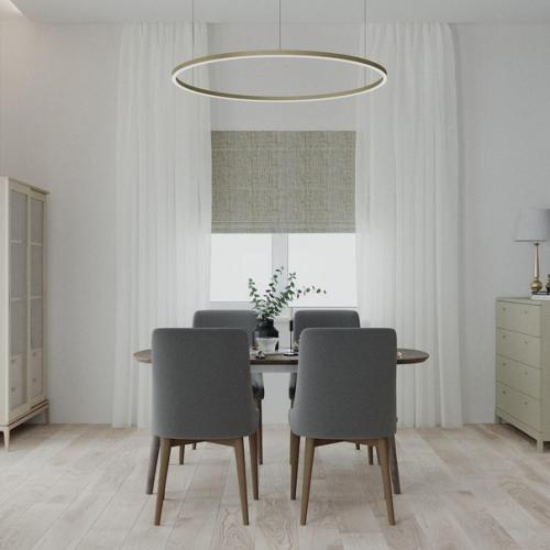 Редко где можно встретить проект кухни - столовой, а зря. 06