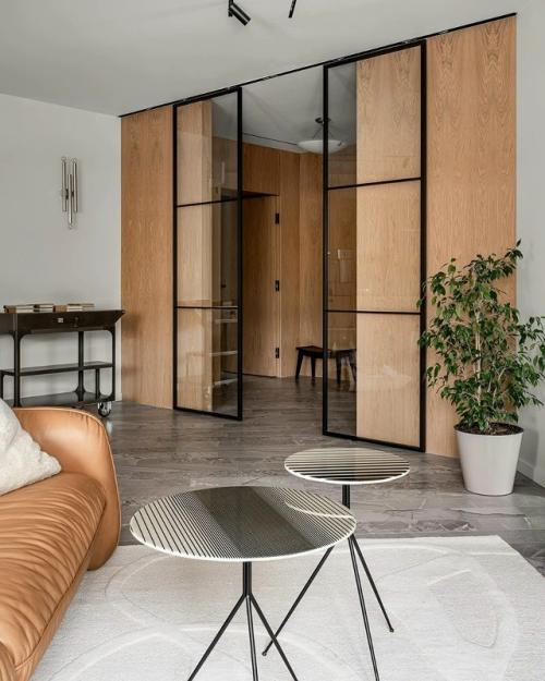 Реализованный интерьер квартиры, площадью 97, 3 кв.  