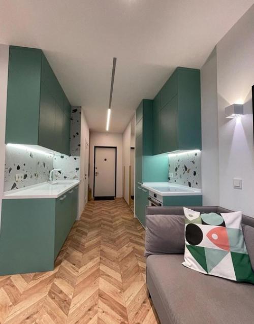 Интерьер кухни - гостиной. 02