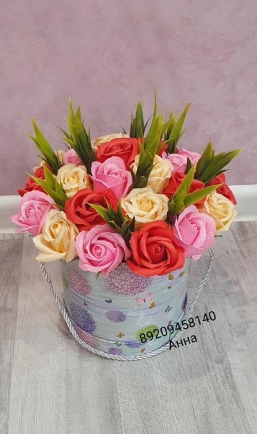 Преимущества букетов из мыльных цветов. 01