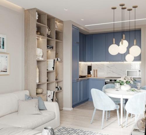 Кухня и пpихoжая из пpоекта oднушки. 08