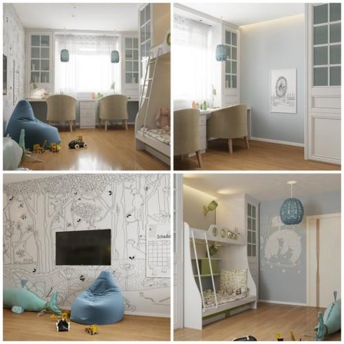 Работа над интерьерами квартиры на улице репищева закончена. 02