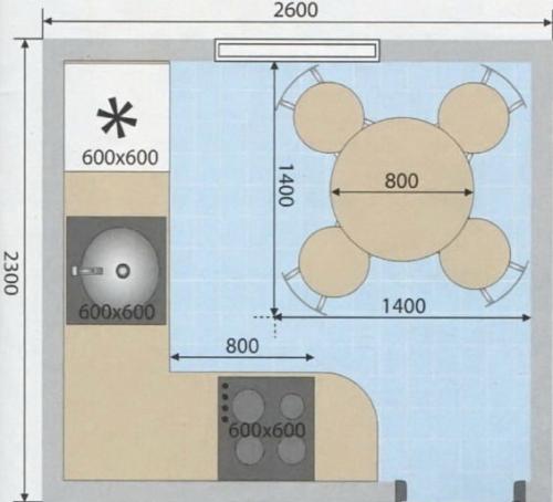 Кухня на 6 кв. 01