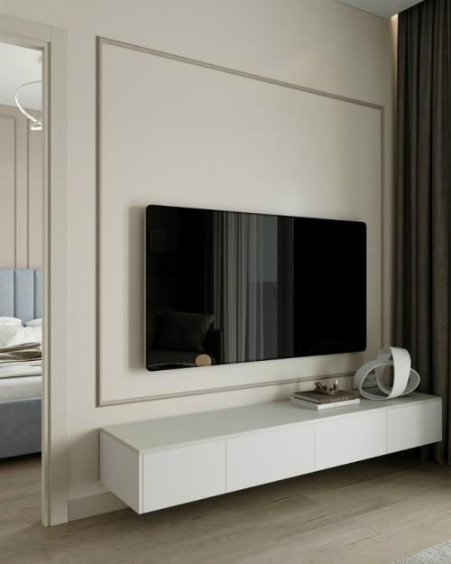 Уютный современный интерьер 1 комнатной квартиры. 02