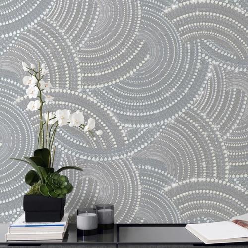 Завораживающая коллекция Sansara от ТМ Wallsecret Elite, притягивает внимание необычным абстрактным принтом и интересными цветовыми сочетаниями. 01